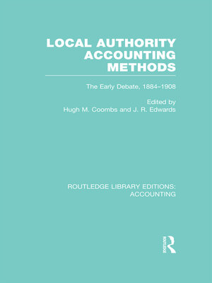 cover image of Local Authority Accounting Methods Volume 1 (RLE Accounting)